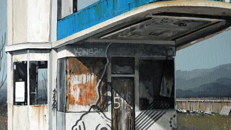 Abandoned Station Wall Art