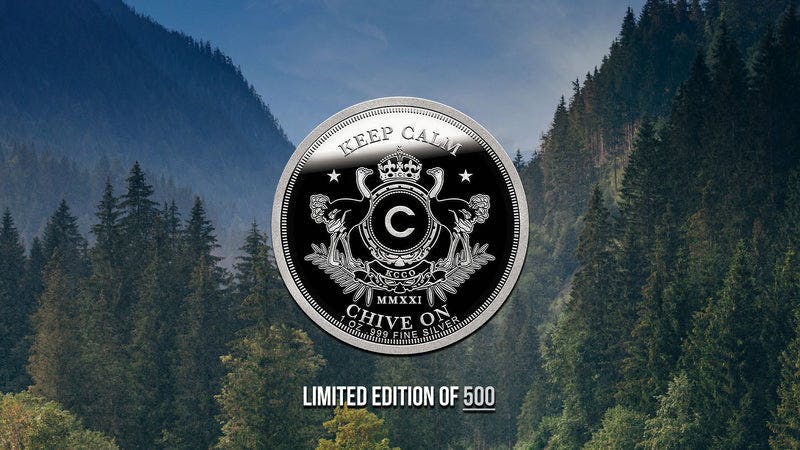Mac Ostrich Crest Silver Coin 1 oz