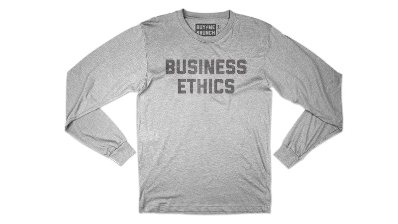 Business Ethics Women's Long Sleeve Tee