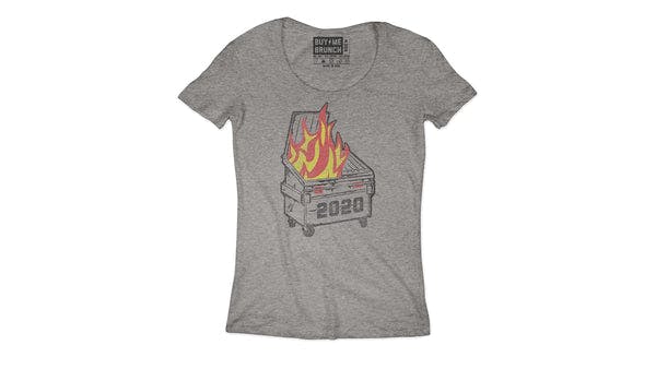 Dumpster fire t-shirt for women - ashleytristan