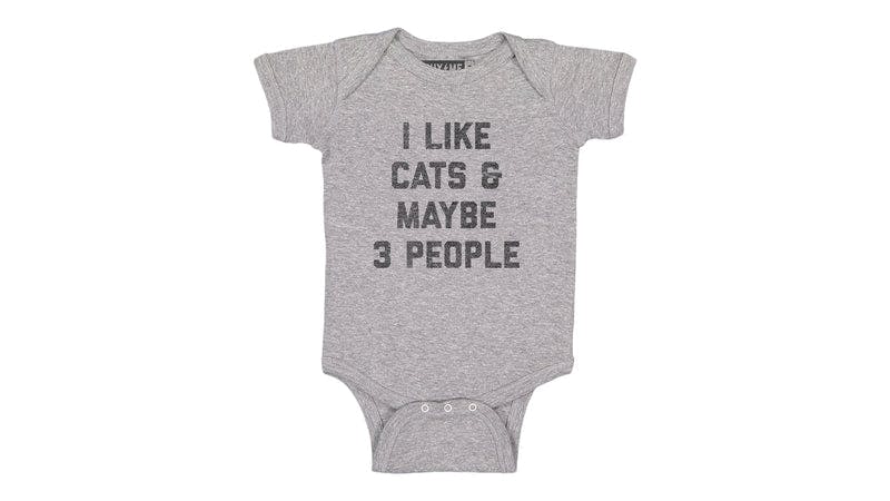 I Like Cats & Maybe 3 People Onesie