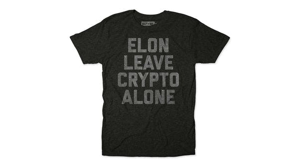 Elon Leave Crypto Alone Tee