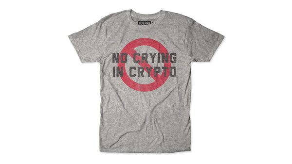 No Crying In Crypto Tee