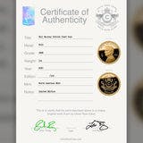 Bill Murray Ostrich Crest Gold Coin 1 oz
