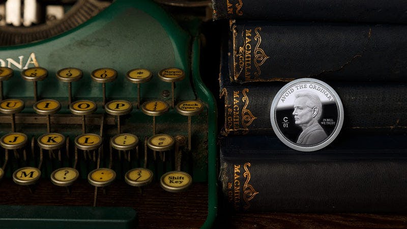 Bill Murray Ostrich Crest Silver Coin 1 oz