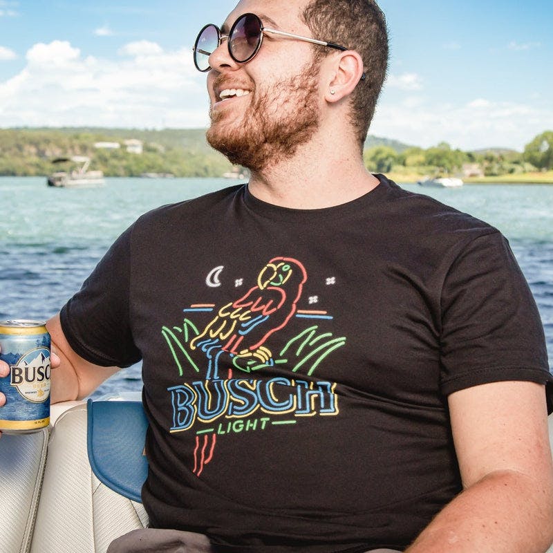 Busch Neon Nighttime Tee