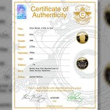 Chris Farley Ostrich Crest Gold Coin 1/10 oz
