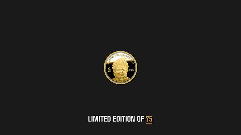 Chris Farley Ostrich Crest Gold Coin 1/10 oz