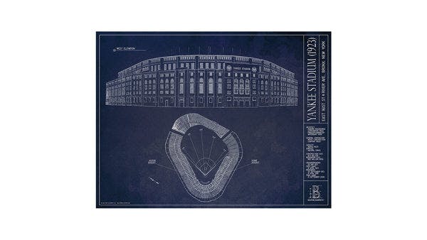 Yankee Stadium 1923 Wall Art