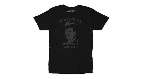 I Don't Shake Hands Blackout Tee