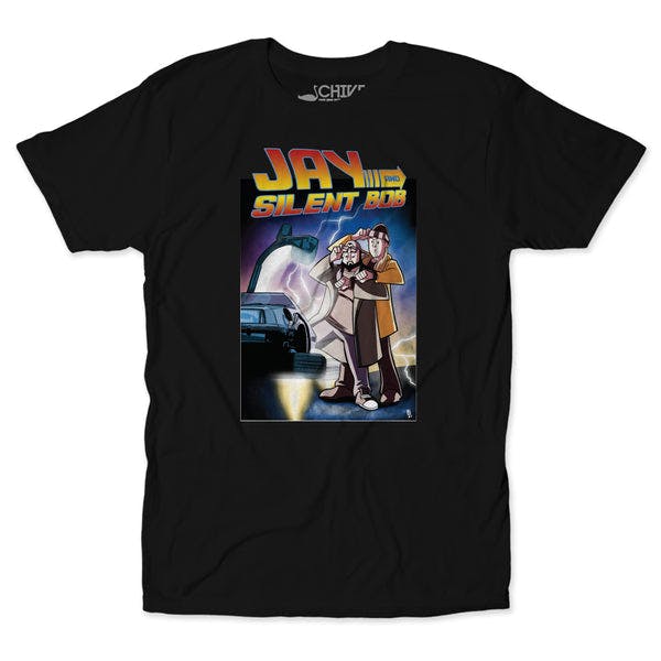Jay & Silent Bob Back to the Future Tee