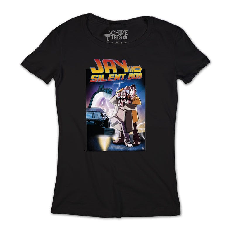 Jay & Silent Bob Back to the Future Tee