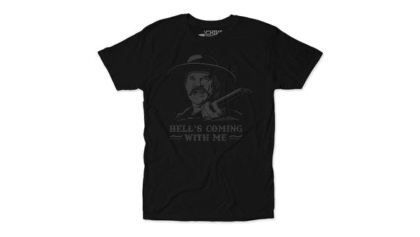 Hell's Coming With Me Blackout Tee