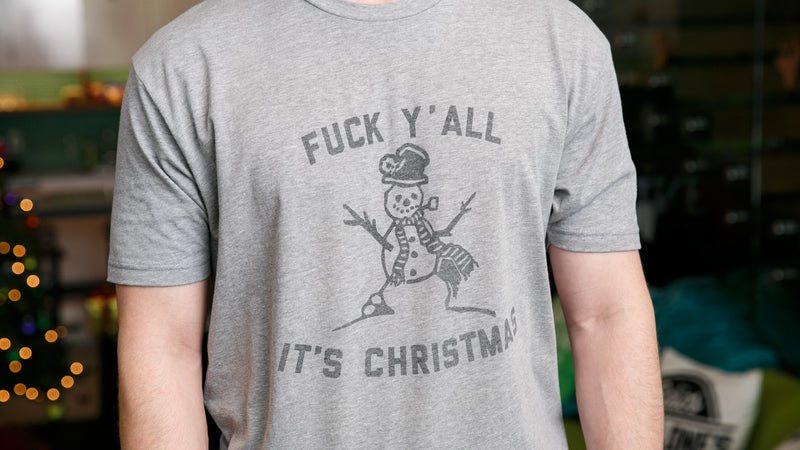 Y'all It's Christmas Tee