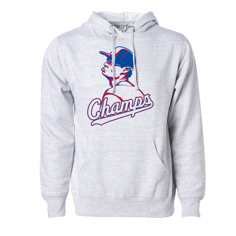 champs white hoodie