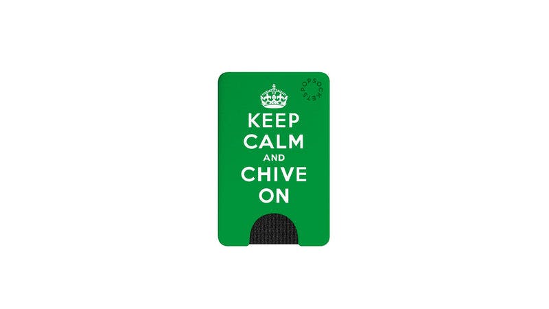Keep Calm & Chive On PopWallet