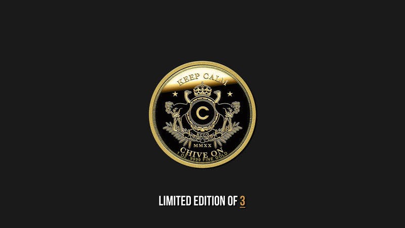 AP Kevin Smith Ostrich Crest Gold Coin 1 oz