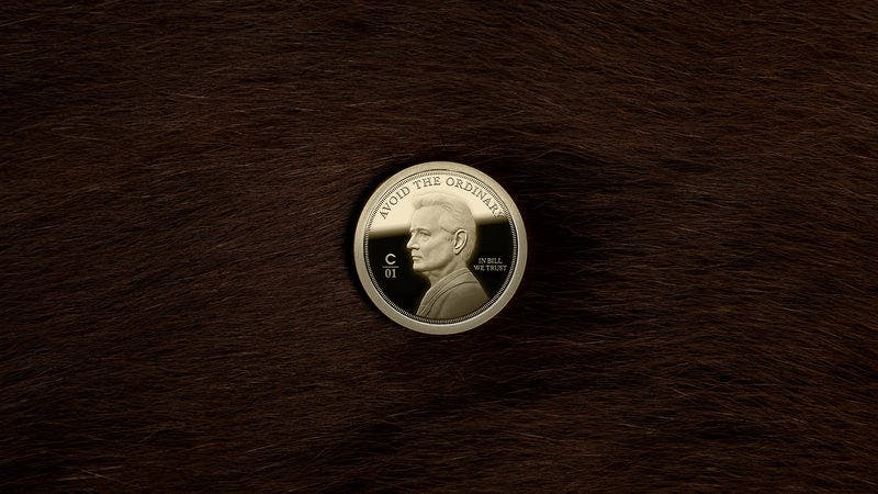Bill Murray Ostrich Crest Bronze Coin 1 oz