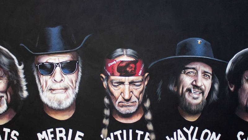 Outlaw Musicians Wall Art