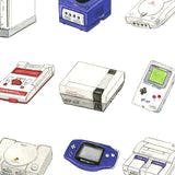 Gaming Consoles Collection Wall Art