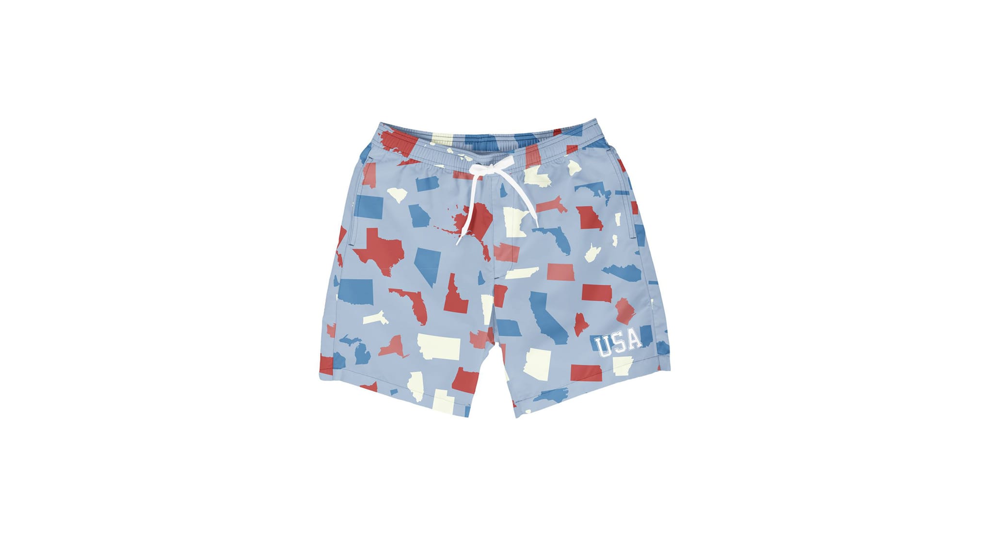 natty light swim trunks