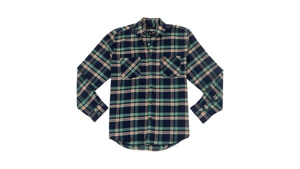 Crown Patch Green Flannel