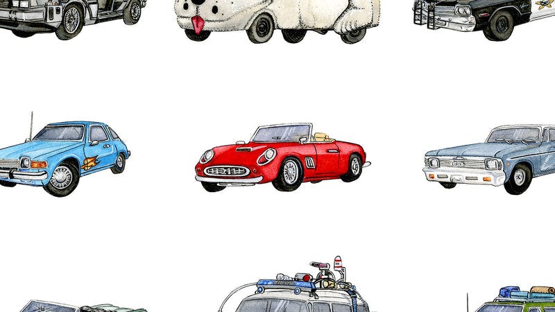 Comedy Cars Collection Wall Art