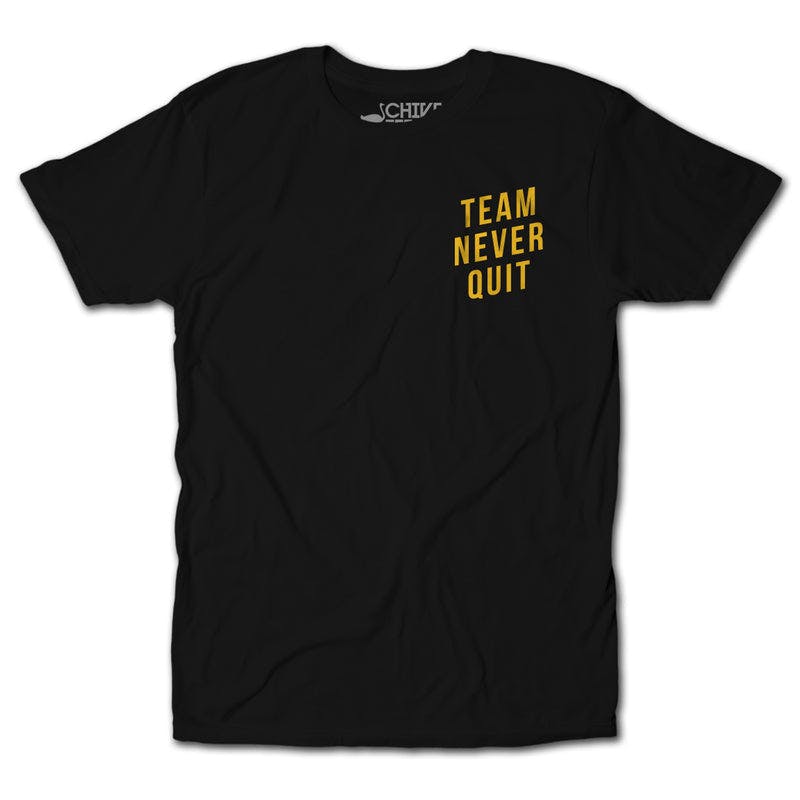 Team Never Quit Black Ops Tee
