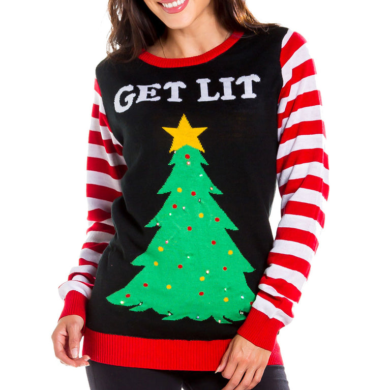 tipsy elves natural light sweater